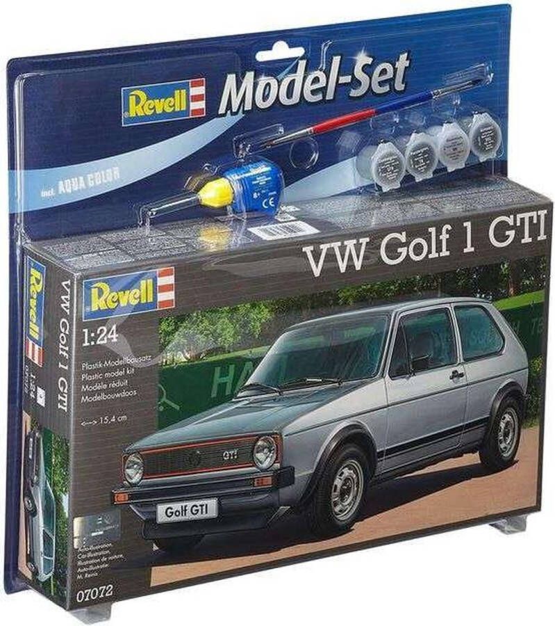 Revell 1:24 67072 Volkswagen VW Golf 1 GTI Model Set Plastic Modelbouwpakket