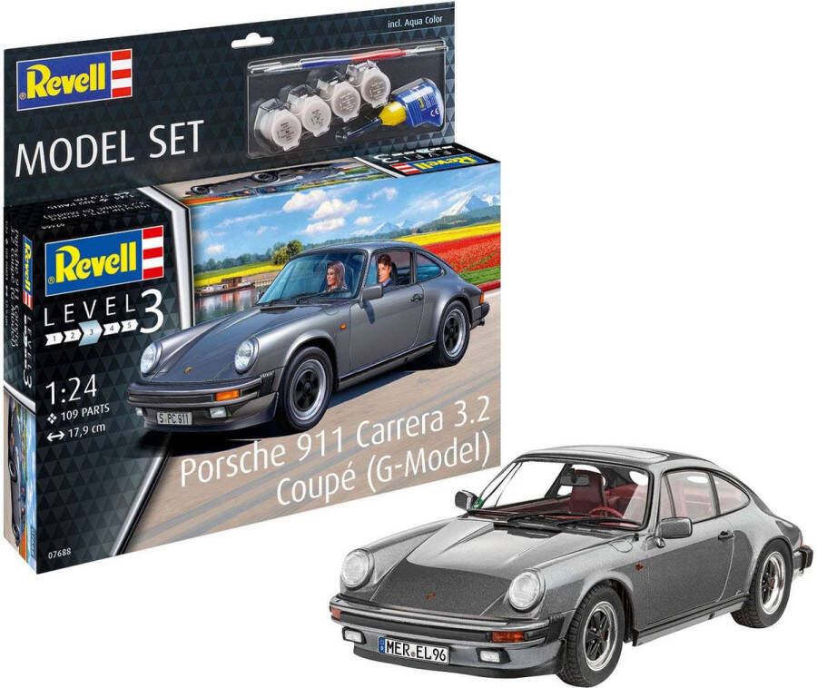 Revell 1:24 67688 Porsche 911 G Model Coupé Car Model Set Plastic Modelbouwpakket