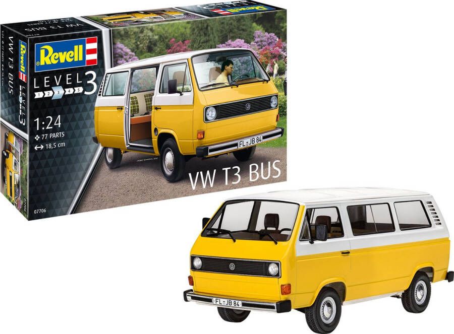 Revell 1:25 07706 Volkswagen VW T3 Bus Plastic kit