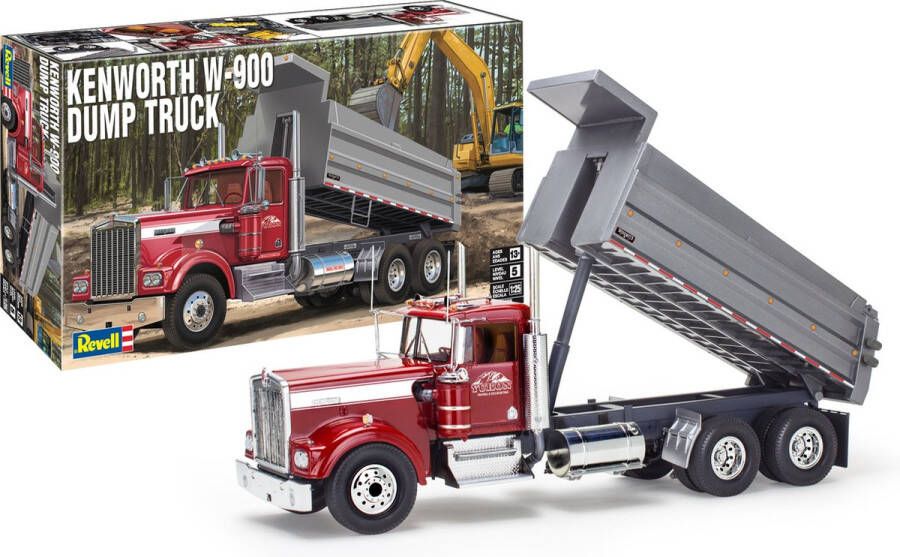 Revell 1:25 12628 Kenworth W-900 Dump Truck Plastic kit