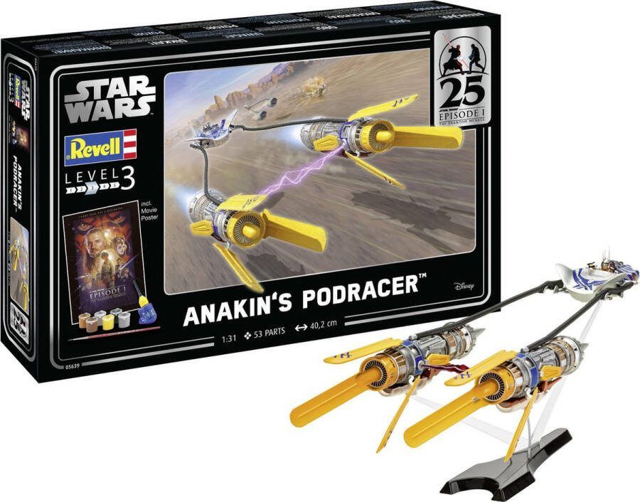 Revell 1:31 05639 EP1 Anakin's Podrace Star Wars Geschenkset Plastic Modelbouwpakket