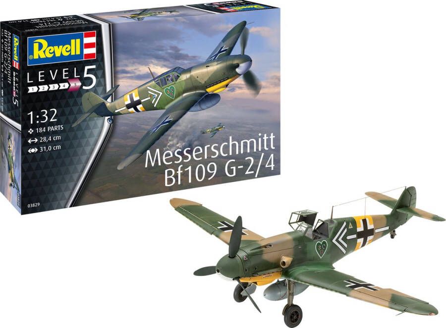 Revell 03829 Messerschmitt Bf109G-2 4 Modelbouwpakket Schaal 1:32