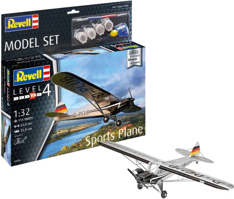 Revell 1:32 63835 Sports Plane Model Set Plastic Modelbouwpakket