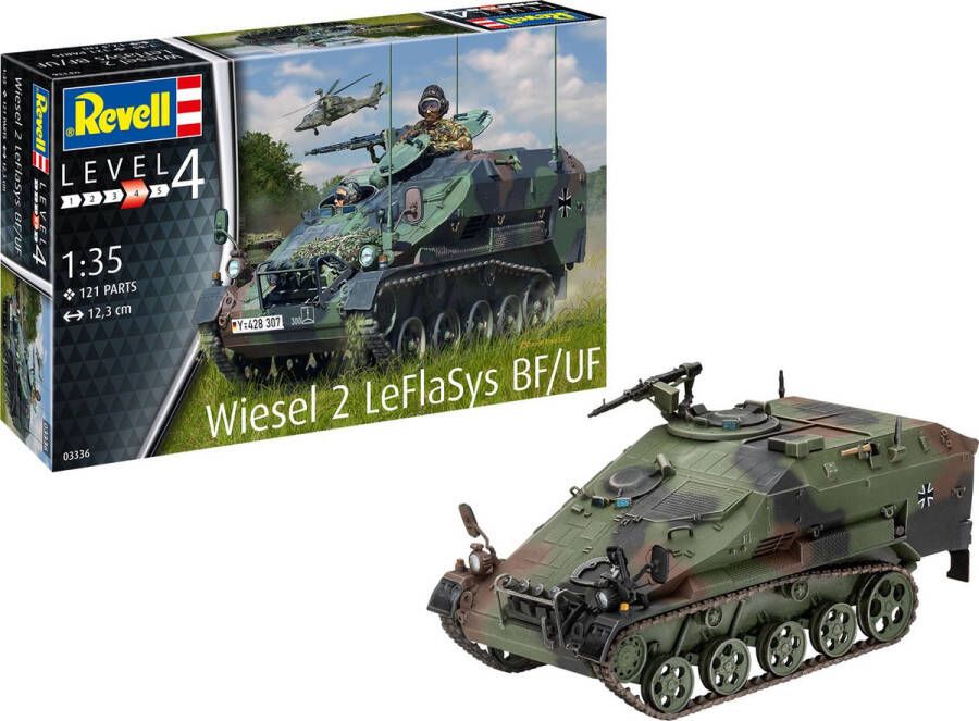 Revell 1:35 03336 Wiesel 2 LeFlaSys BF UF Plastic Modelbouwpakket