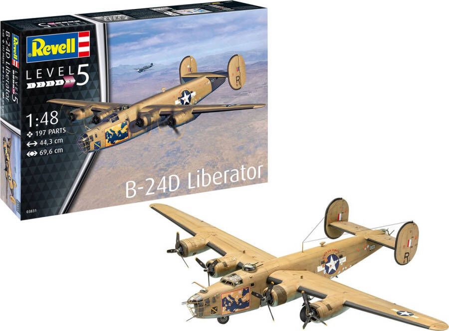 Revell 1:48 03831 B-24D Liberator Plane Plastic kit