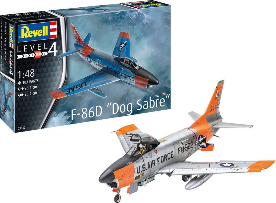 Revell 03832 F-86D Dog Sabre Modelbouwpakket Schaal 1:48