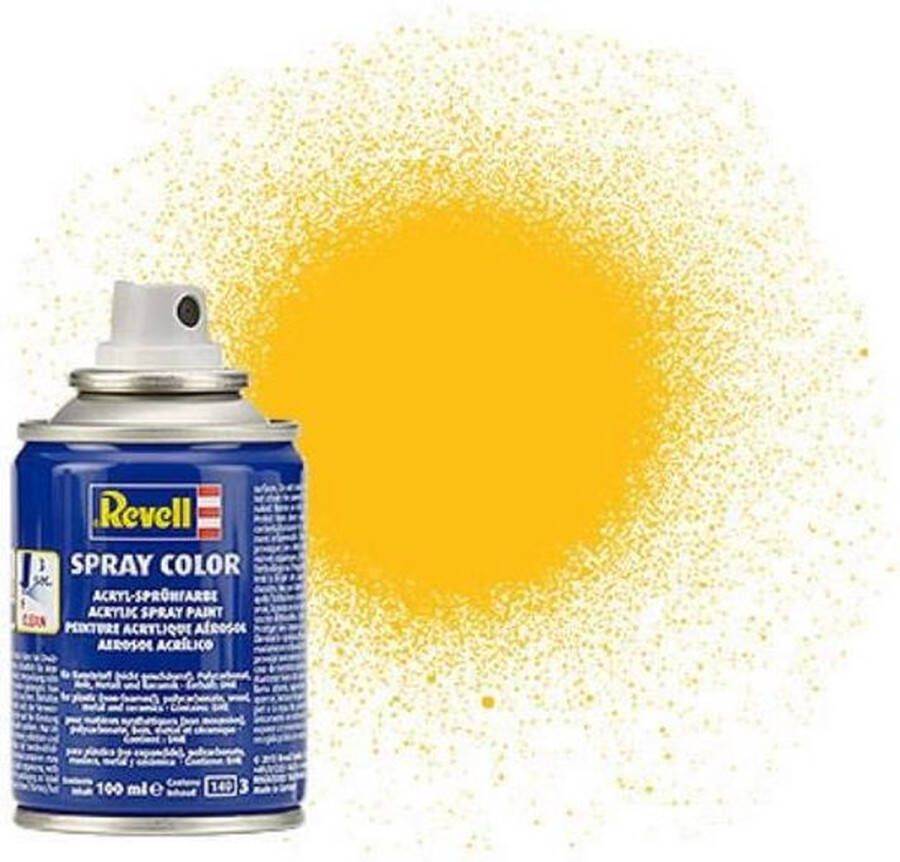 Revell #15 Yellow Matt Acryl Spray 100ml Verf spuitbus