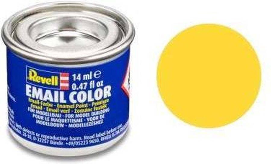 Revell #15 Yellow Matt RAL1017 Enamel 14ml Verf potje