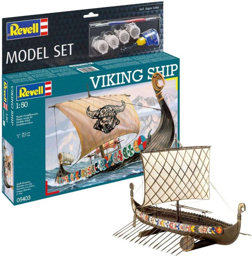 Revell 1:50 65403 Viking Ship Model Set Plastic Modelbouwpakket