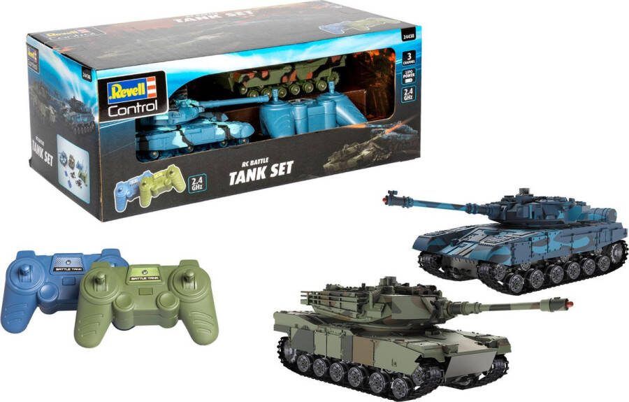 Revell 1:52 24438 RC Battle Set Battlefield Tanks RC Model Kant en Klaar