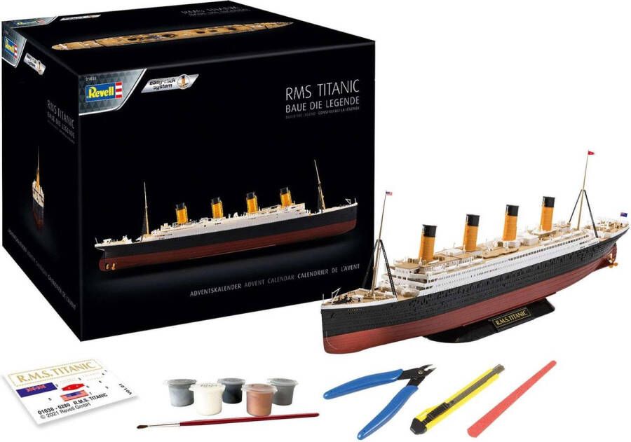 Revell 1:600 01038 RMS Titanic Ship Adventskalender Plastic kit