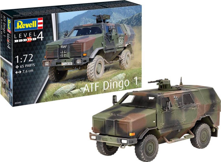 Revell 1:72 03345 ATF Dingo 1 Military Vehicle Plastic Modelbouwpakket