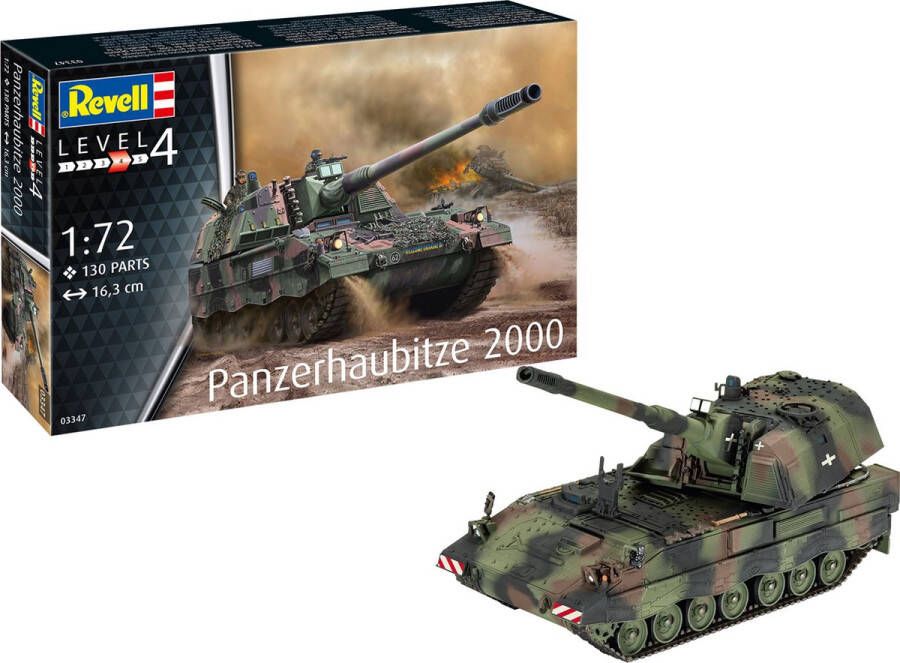 Revell 1:72 03347 Panzerhaubitze 2000 Plastic Modelbouwpakket