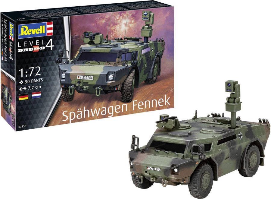 Revell 1:72 03356 Spähwagen Fennek Plastic Modelbouwpakket