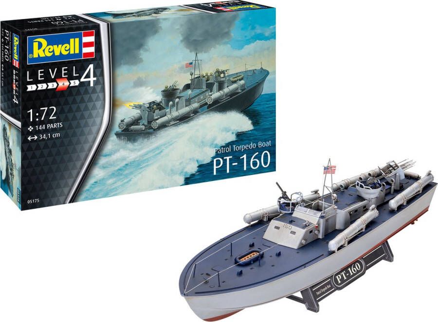 Revell 1:72 65175 Patrol Torpedo Boat PT-160 Model Set Plastic kit