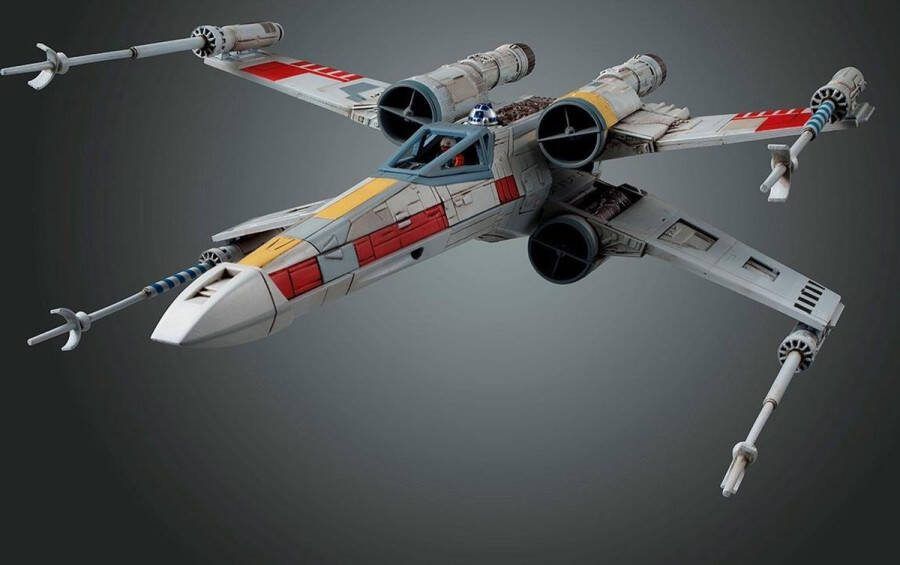 Revell 1:72 Bandai 01200 Star Wars X-Wing Starfighter Plastic Modelbouwpakket