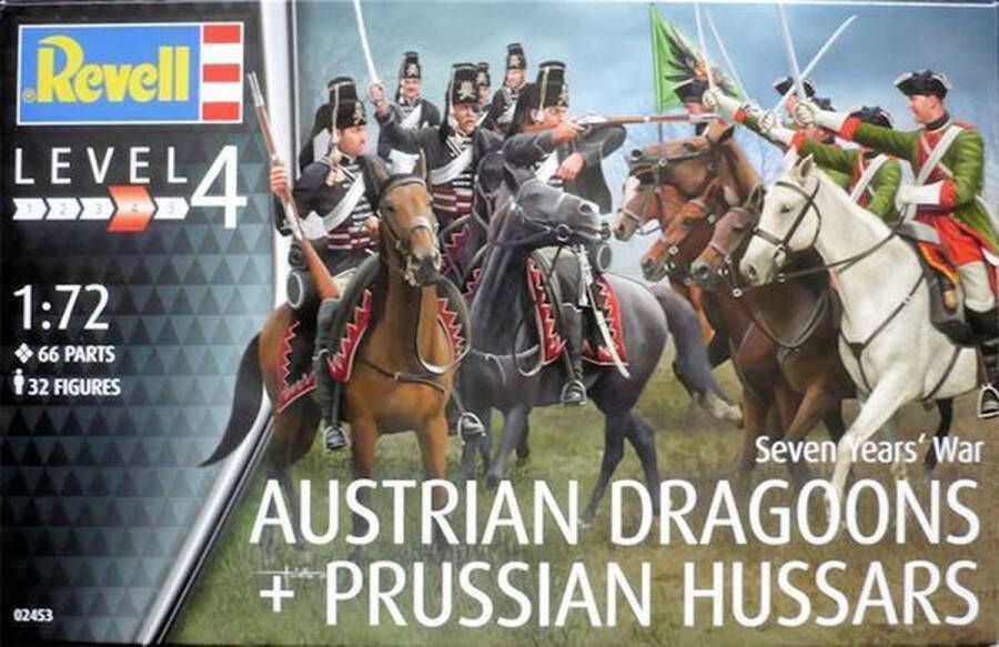 Revell 1:72 Seven Y.War(Austrian Dragoons & Prussian Hussars