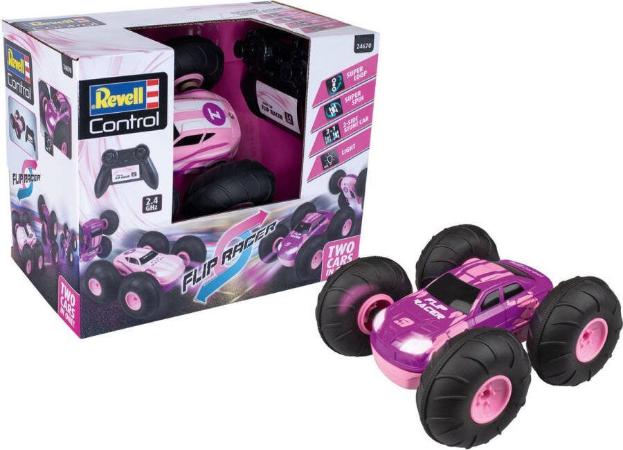 Revell 24670 RC Stunt Car Flip Racer Pink RC Model Kant en Klaar