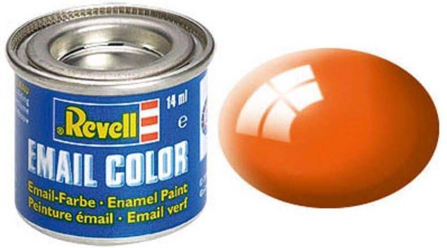 Revell #30 Orange Gloss RAL2004 Enamel 14ml Verf potje