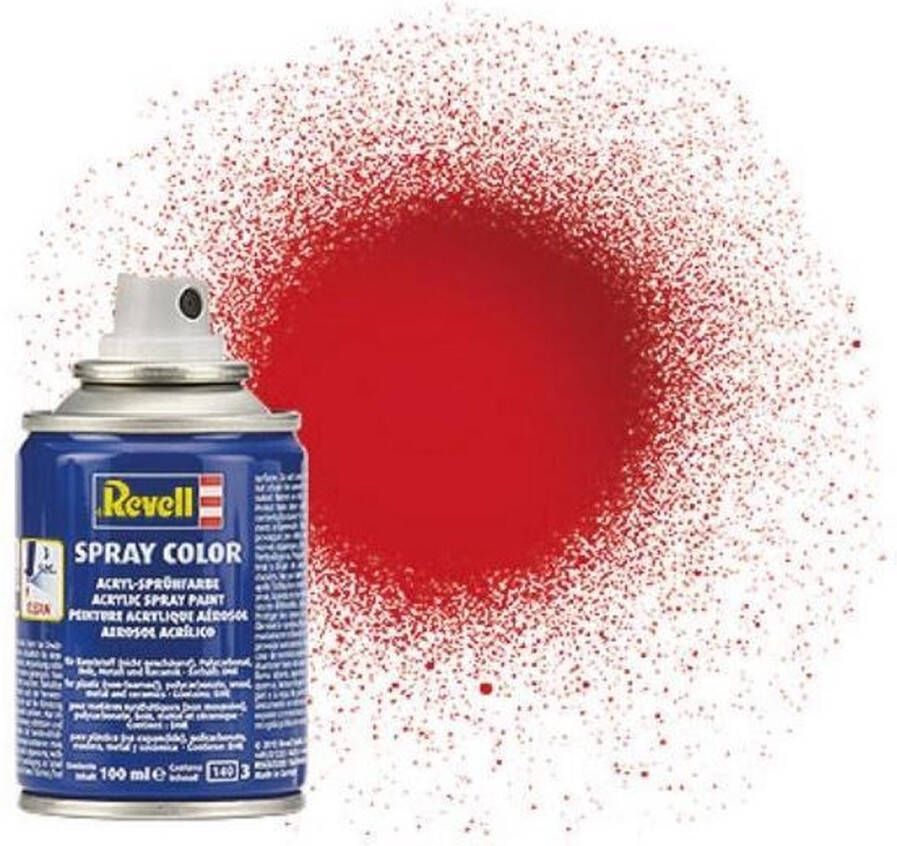 Revell #31 Fire Red Gloss Acryl Spray 100ml Verf spuitbus