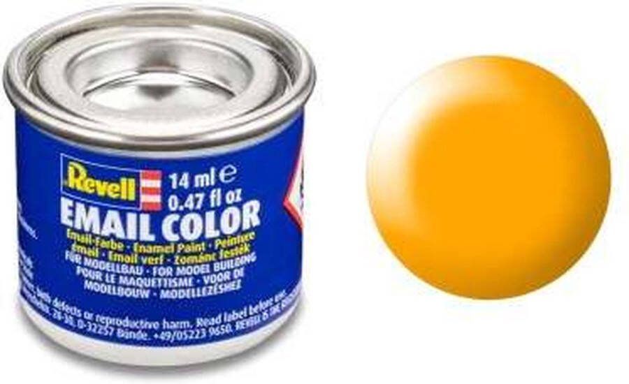 Revell #310 Lufthansa-Yellow Satin RAL1028 Enamel 14ml Verf potje
