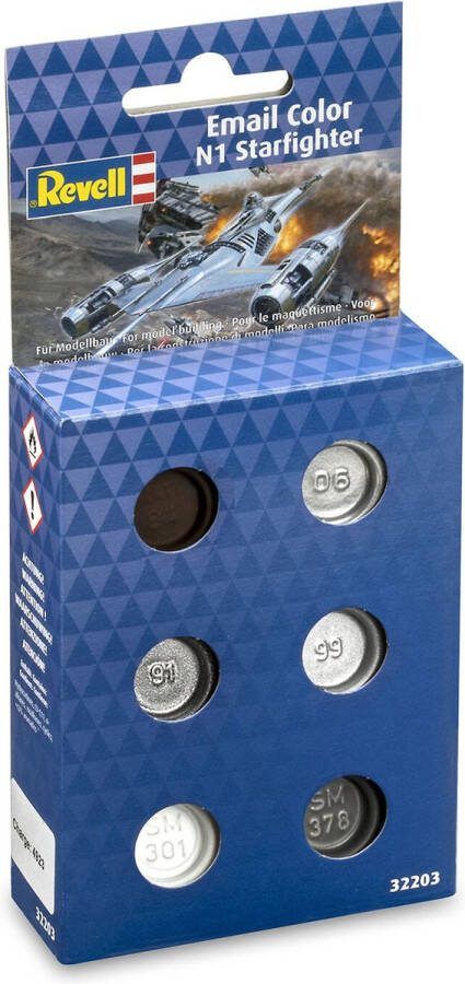 Revell 32203 Verfkleuren voor Star Wars N-1 StarfighterT 6x14ml Enamel Set Verf set