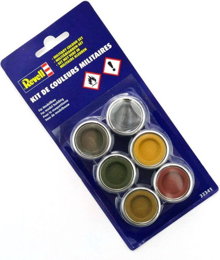 Revell 32341 Military Colours Enamel Set Verf set