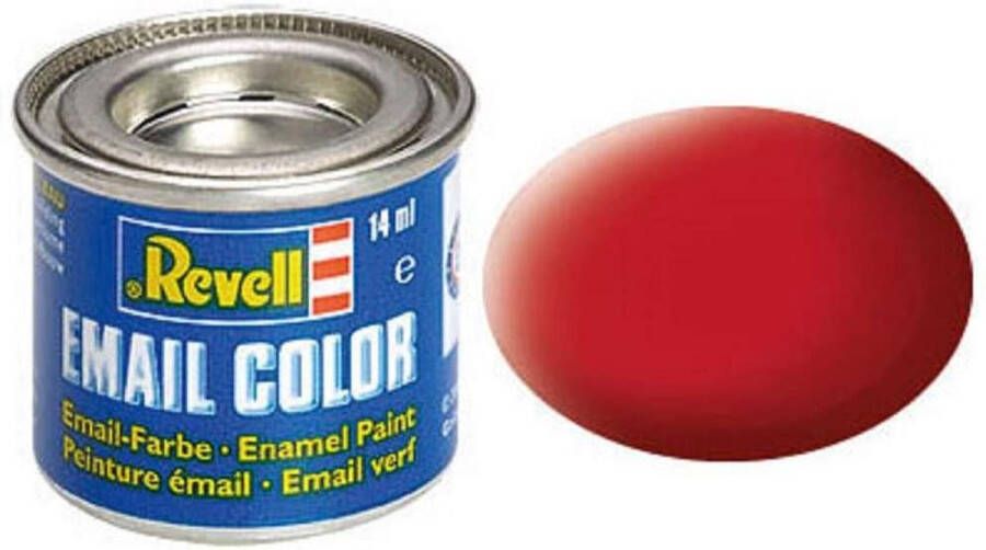 Revell #36 Carmine Red Matt RAL3002 Enamel 14ml Verf potje