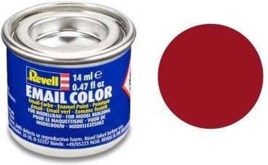 Revell #36 Carmine Red Matt RAL3002 Enamel 14ml Verf potje