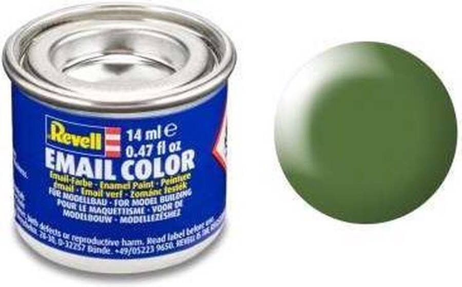 Revell #360 Fern Green Satin RAL6025 Enamel 14ml Verf potje