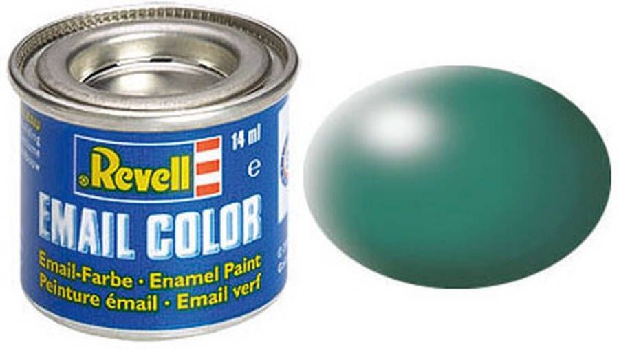 Revell #365 Patina Green Satin RAL6000 Enamel 14ml Verf potje