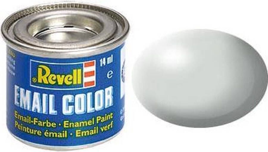 Revell #371 Light Grey Satin RAL7035 Enamel 14ml Verf potje