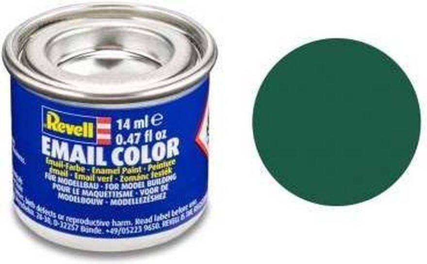 Revell #39 Dark Green Matt Enamel 14ml Verf potje