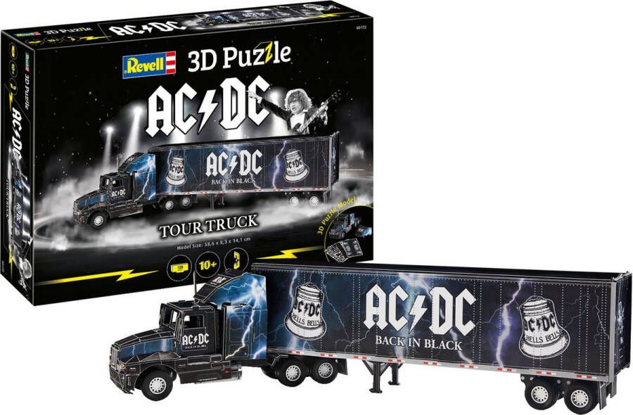 Revell 3d-puzzel Ac dc Tour Truck 56 6 Cm Zwart 128 Stukjes