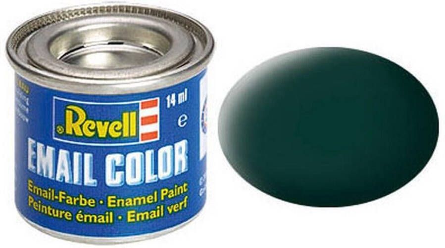 Revell #40 Black Green Matt Enamel 14ml Verf potje