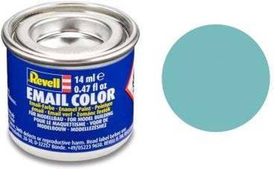 Revell #55 Light Green Mat RAL6027 Enamel 14ml Verf potje