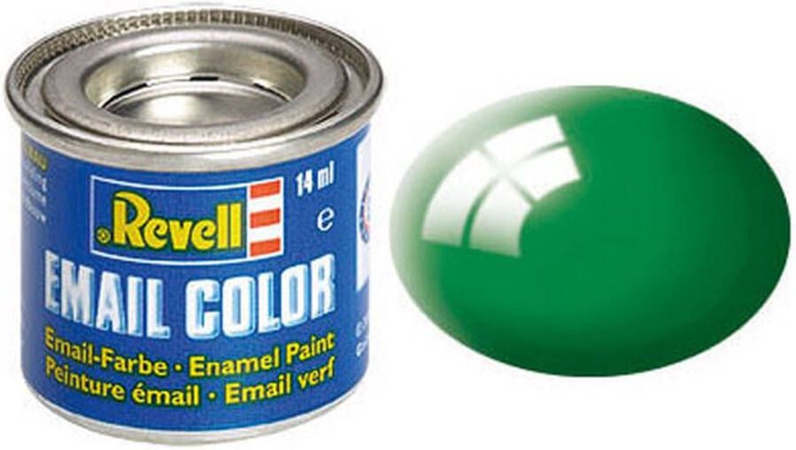 Revell #61 Emerald Green Gloss RAL6029 Enamel 14ml Verf potje