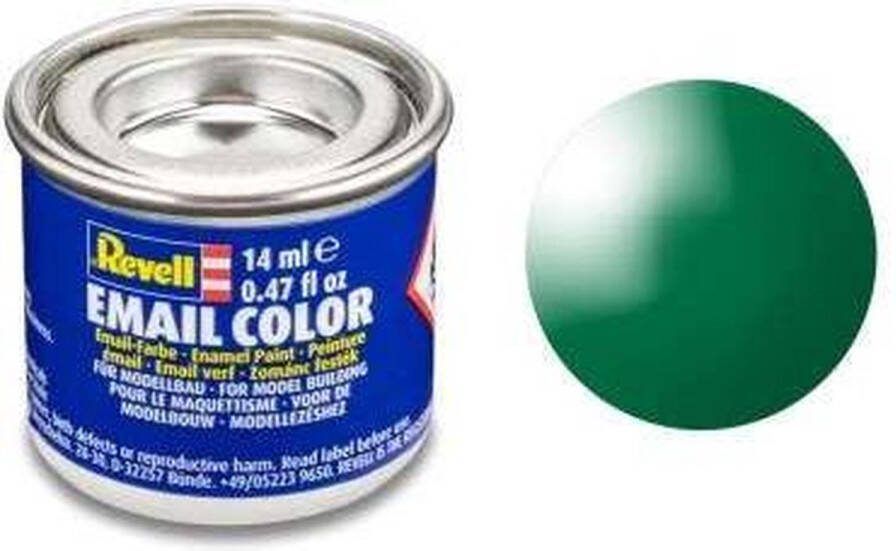 Revell #61 Emerald Green Gloss RAL6029 Enamel 14ml Verf potje