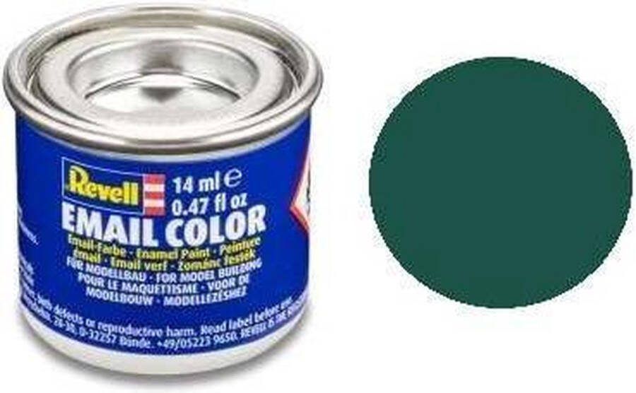 Revell #62 Moss Green Gloss RAL6005 Enamel 14ml Verf potje
