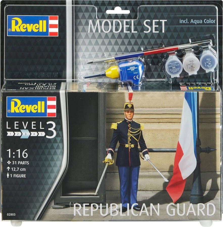 Revell 62803 Modellbausatz Figuren 62803 Set 1:16 Republican Guard im Maßstab 1:16 Level 3 Orginalgetreue Nachbildung mit vielen Details