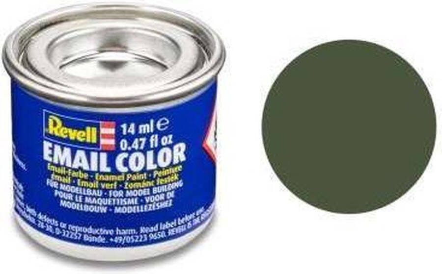 Revell #65 Bronze Green Matt RAL6031 Enamel 14ml Verf potje
