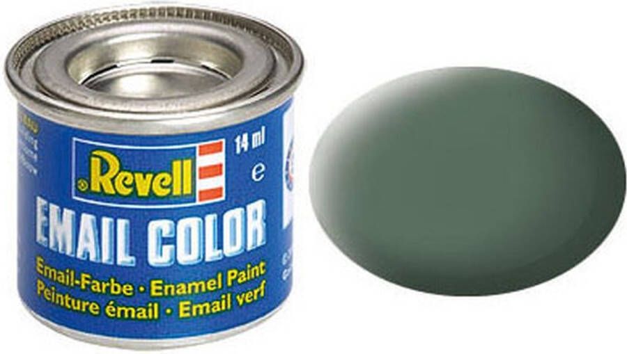 Revell #67 Greenish Grey Matt RAL7009 Enamel 14ml Verf potje