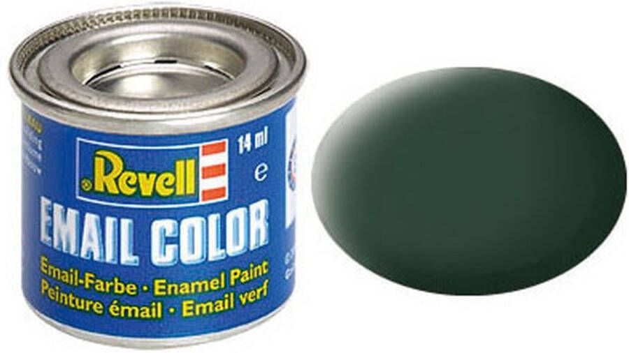 Revell #68 Dark Green Matt RAF Enamel 14ml Verf potje