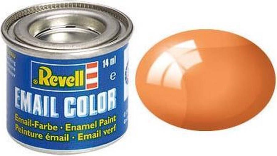Revell #730 Orange Clear Enamel 14ml Verf potje