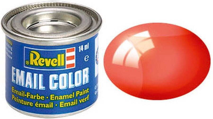 Revell #731 Red Clear Enamel 14ml Verf potje