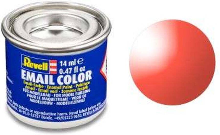 Revell #731 Red Clear Enamel 14ml Verf potje