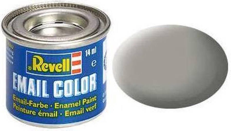 Revell #75 Stone Grey Matt RAL7030 Enamel 14ml Verf potje