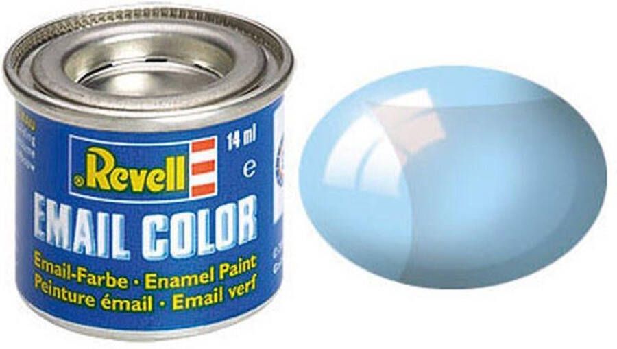 Revell #752 Blue Clear Enamel 14ml Verf potje