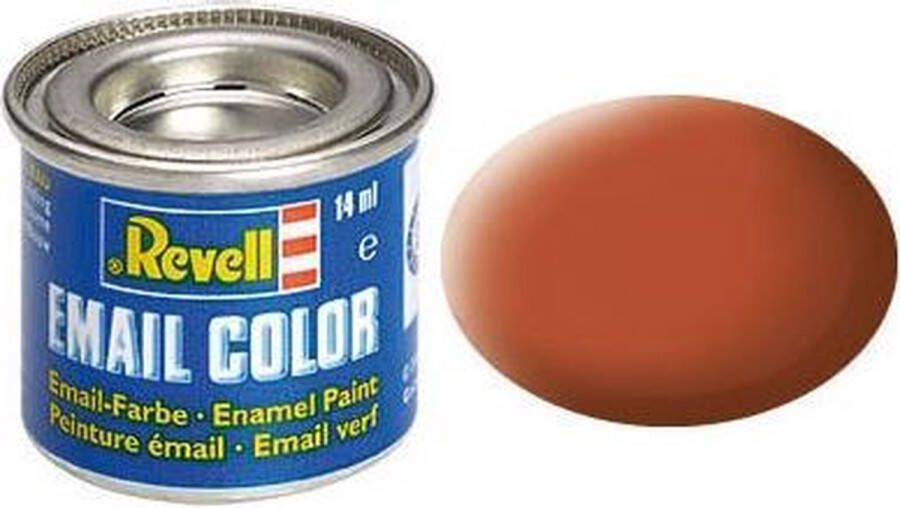 Revell #85 Brown Matt RAL8023 Enamel 14ml Verf potje