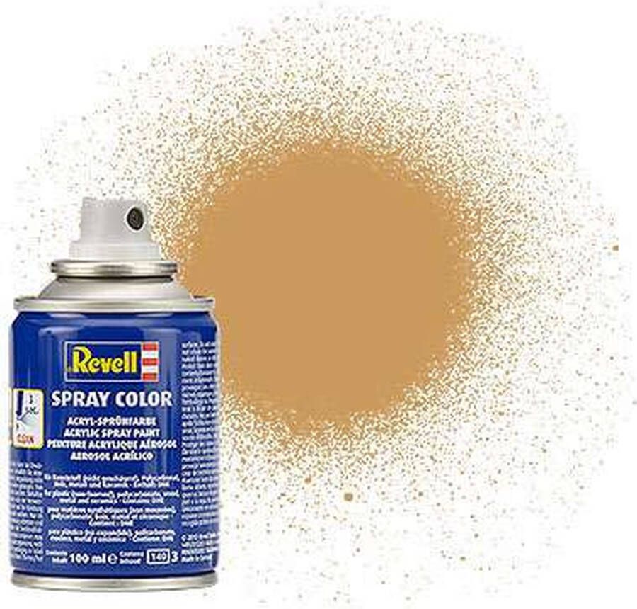 Revell #88 Ochre Brown Matt Acryl spray 100ml Verf spuitbus